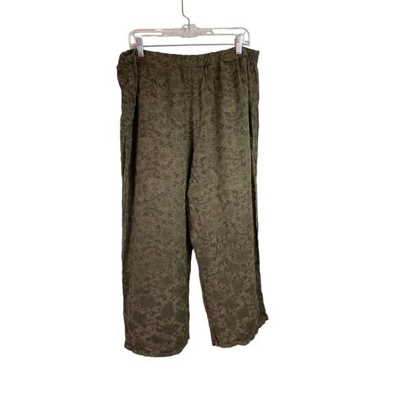 Bryn Walker Women's Pant Wide Leg Green Size Medium - Picture 1 of 4